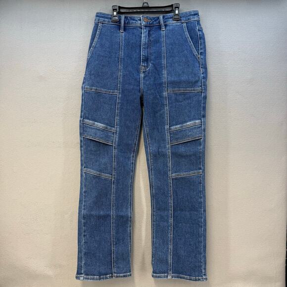 Risen Denim - Risen Jeans Women's 13/31 Blue Patch Pocket Cargo Jeans EUC